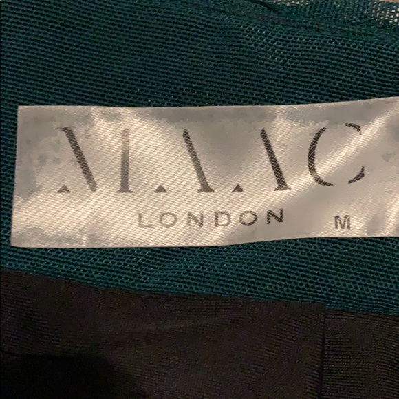 MAAC London Gathered Front Skirt - Forest Green - Picture 4 of 4